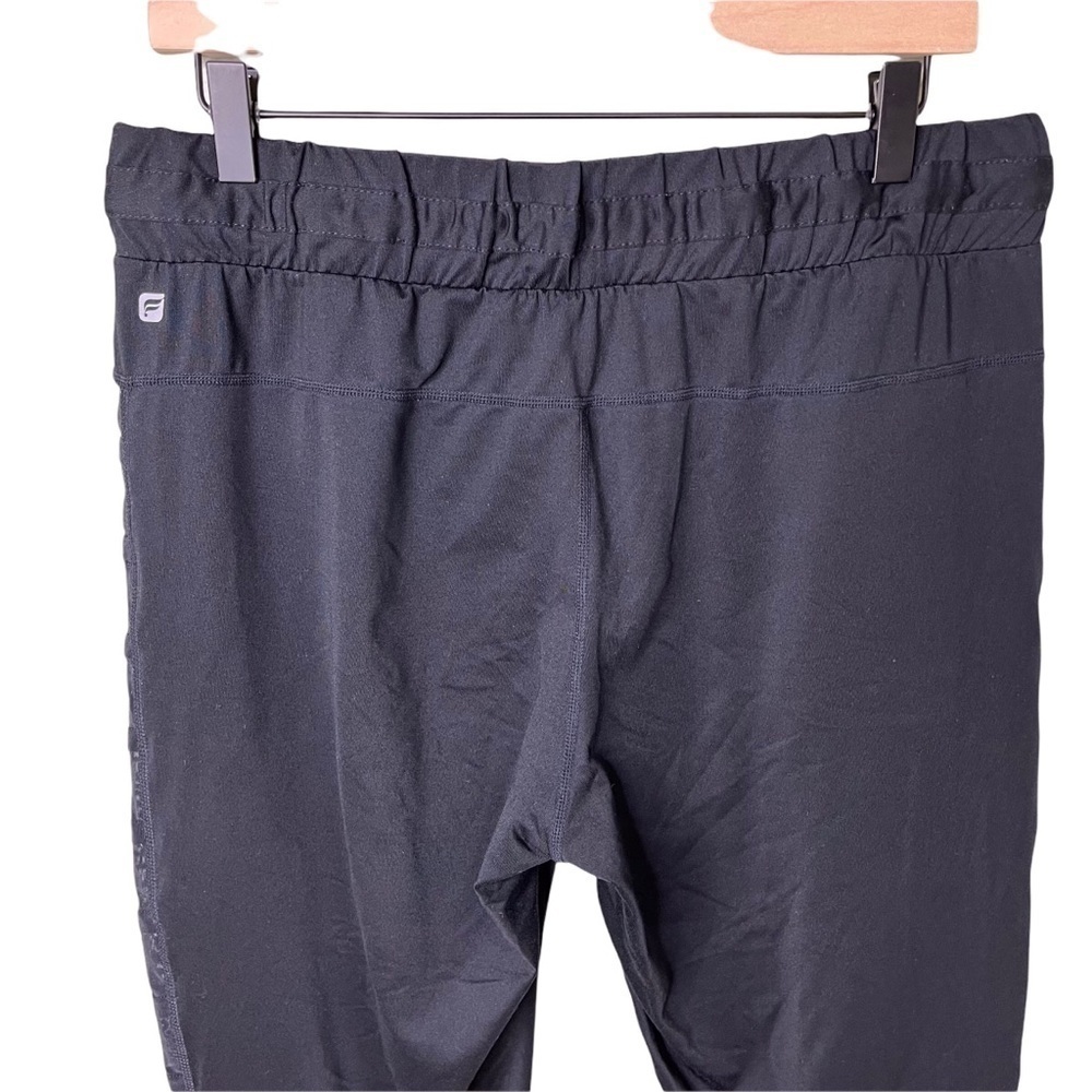 Fabletics Victoria Pants Cropped Black Size Medium Performance Jersey Activewear - Picture 7 of 11